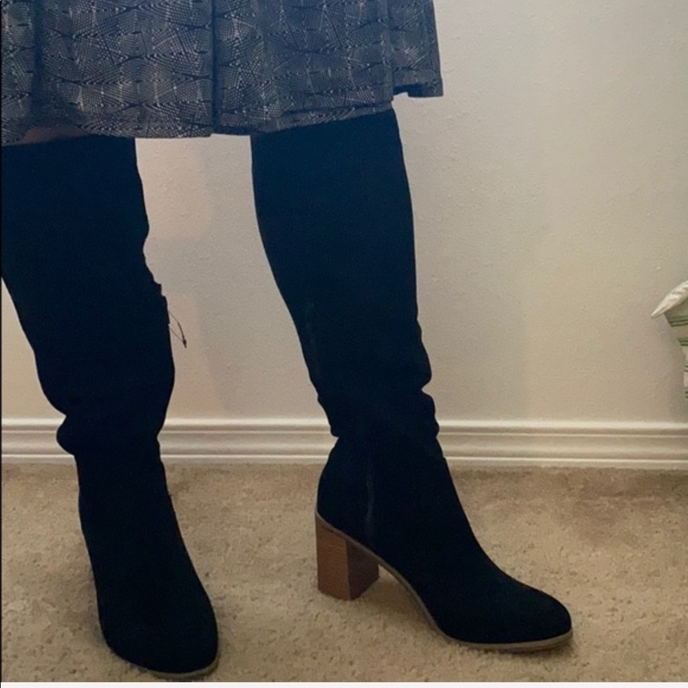 Womens upper textile dress boots